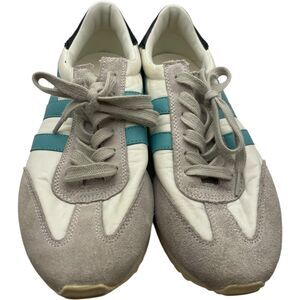 Gola Boston 78 Women’s Size 7 Retro Running Sneakers Off White Teal Trainers